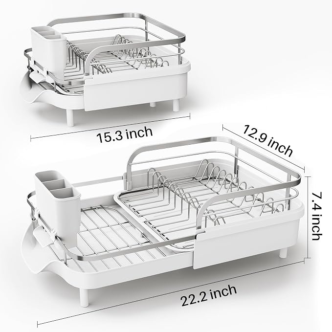 SAYZH Expandable Dish Drying Rack - Image 4