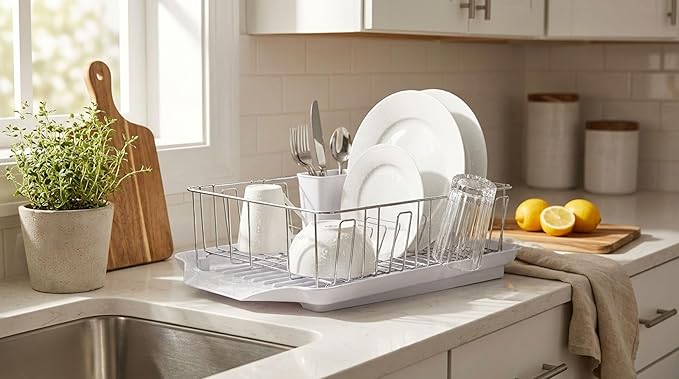 Farberware Classic Large Rust Resistant Full Dishrack - Image 7