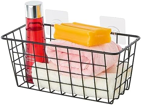 JUNCHU CHERRY 5 Pack Hanging Storage Basket, Bathroom Basket, Household Goods - Image 7