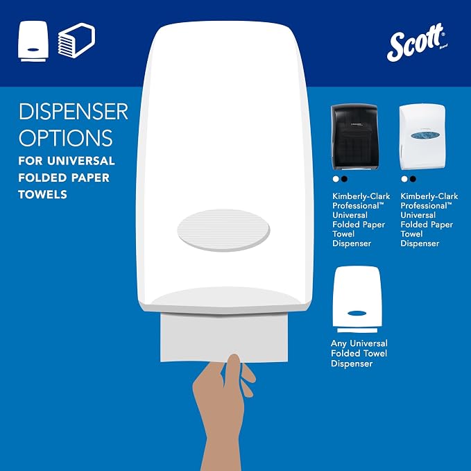 Scott Professional C-Fold Paper Hand Towels, 9 x 200 Sheets | Universal - Image 8