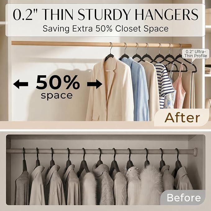 Plastic Hangers 20 Pack - Image 2