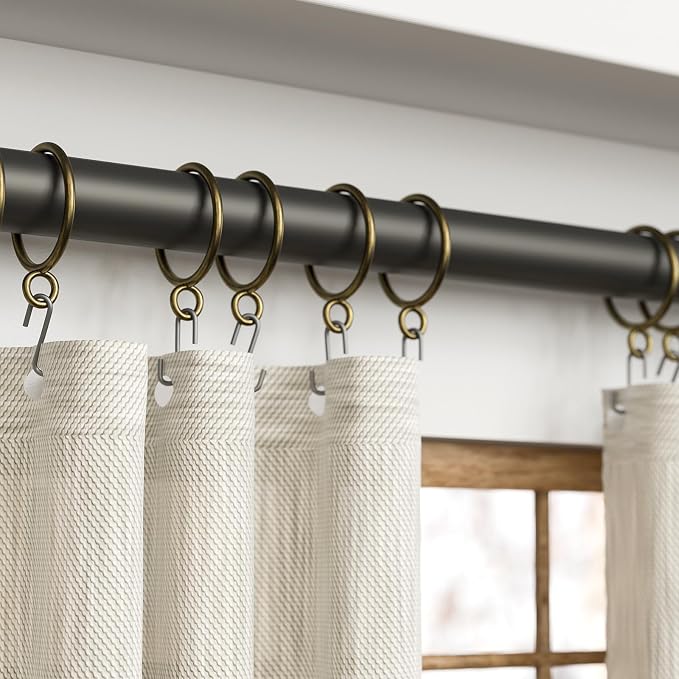 50 Pack Bronze Metal Curtain Rings - Image 5