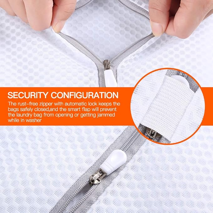 Mesh Laundry Bags for Delicates, Garment Bag for Washing Machine - Image 4