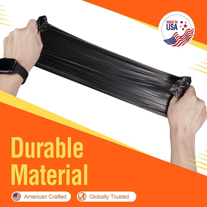Delxo 30-33 Gallon Trash Bags, Plastic Bolsas para basura - Image 6