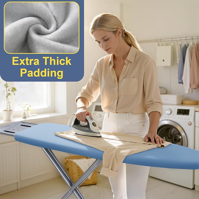 Ironing Board Cover and Pad for Standard Size 15" x 54" - Image 4
