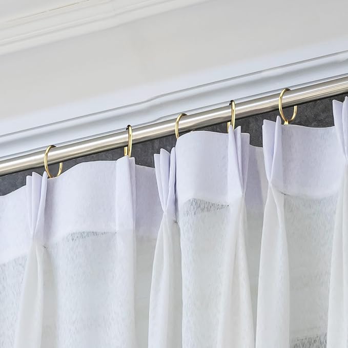 Qunclay 100 Set 1.26 Inch Metal Curtain Rings - Image 4