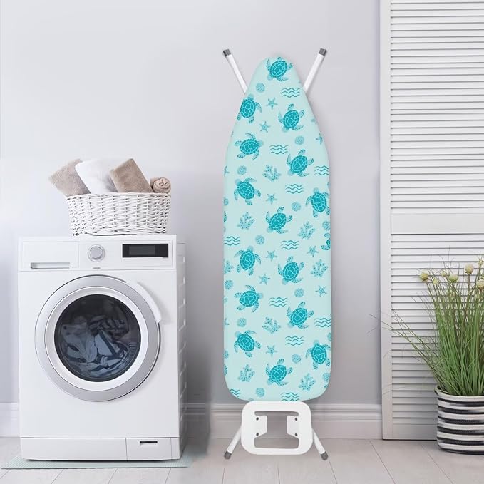 Turtle Print Ironing Board Cover 18x58 Ironing Board Cover, Resist Scorching - Image 4