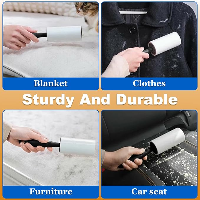 Lint Rollers for Pet Hair Extra Sticky, 440 Sheets - Image 5