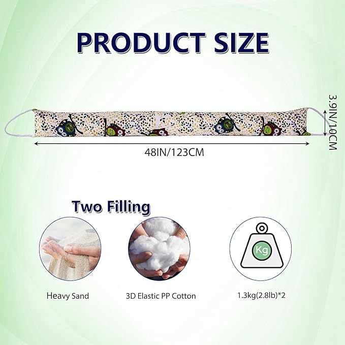 2 PCS 48 inch Door Draft Stopper - Image 2