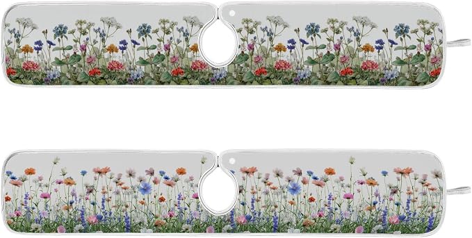 Wildflower Blomming 01 Blue Sink Mat - Image 3