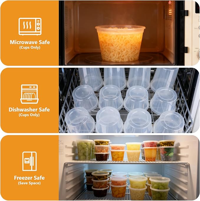 NESCCI 72 Sets Deli Containers - Image 7