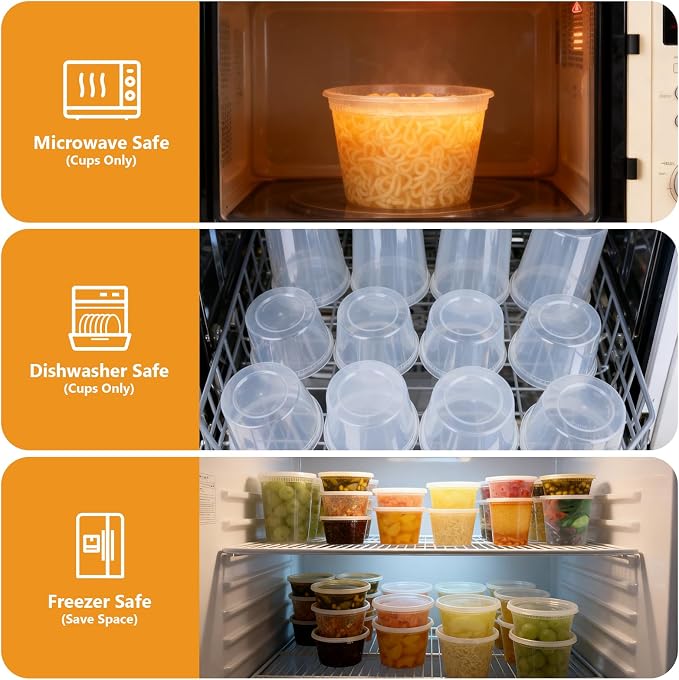 NESCCI 108 Sets Deli Containers - Image 5