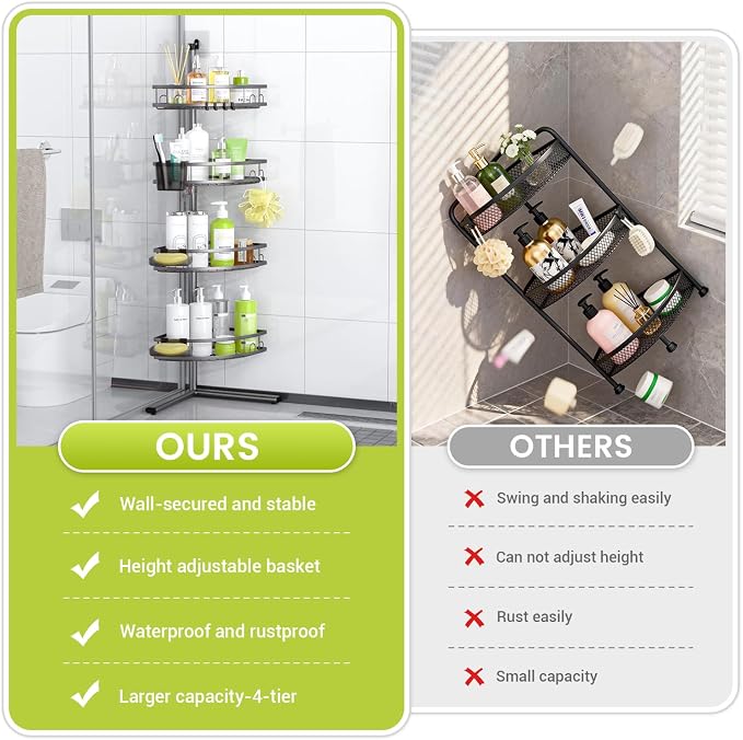 Standing Corner Shower Caddy - Image 5