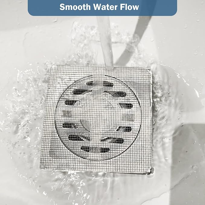 30Pcs Value Pack Shower Drain Hair Catcher, Disposable Fine Mesh Drain Stickers - Image 7