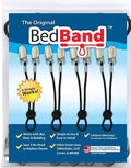 Bed Band- Blk Original Bed Sheet Holder Straps- USA Company- Sheet Grippers by BEDBAND
