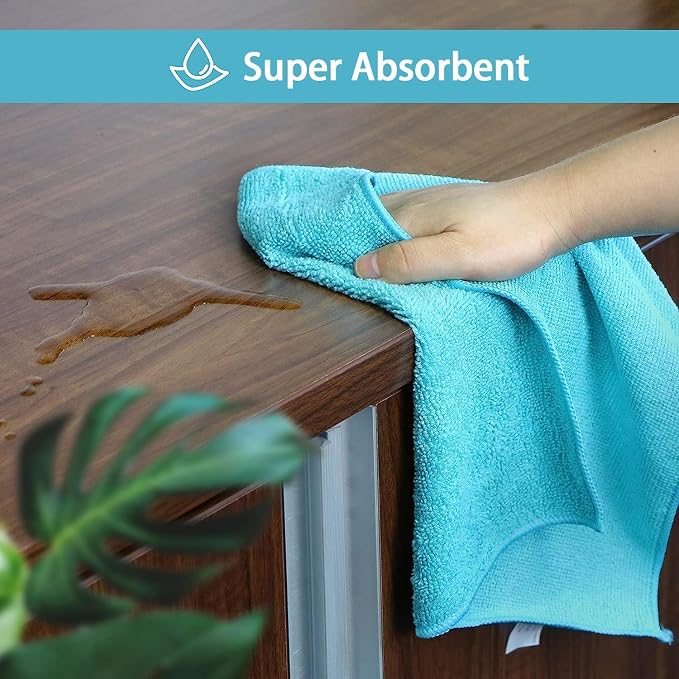 HOMEXCEL Microfiber Cleaning Cloth 800 Pack, Microfiber Towel - Image 4