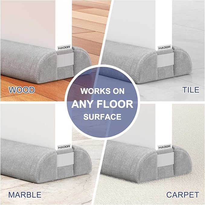 HADOR Door Draft Stopper for Bottom of Door, 36 Inch Under Draft Air Noise - Image 6