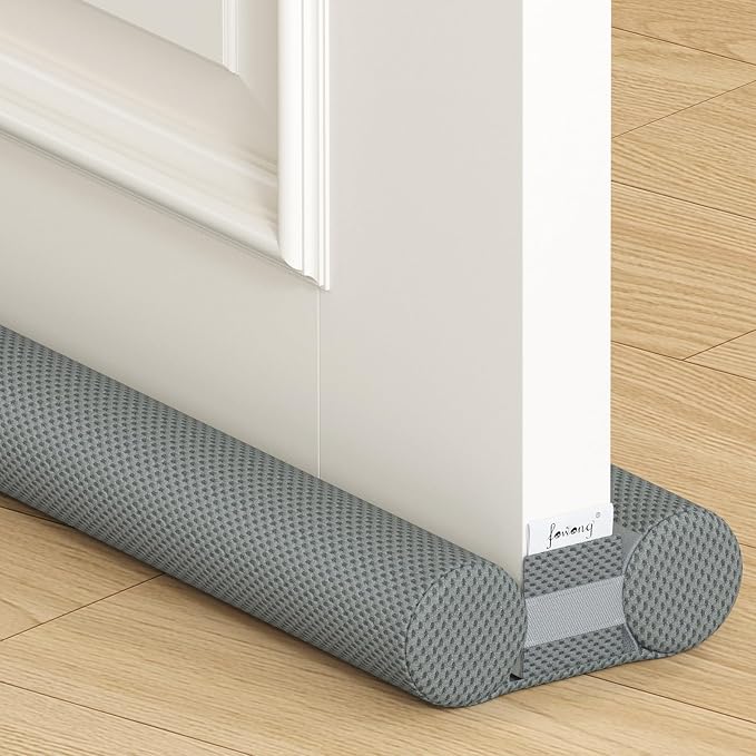 fowong 30 Inch Door Draft Stopper, Under Door Noise Blocker, Dust and Light by fowong