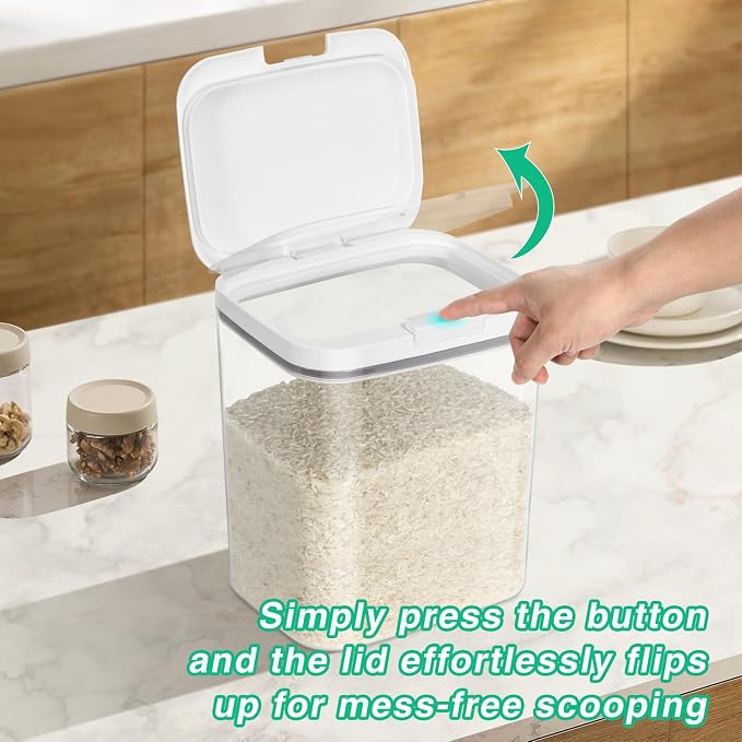 4.75 Qt Rice Flour Container Dog Food Storage Holder - Image 3
