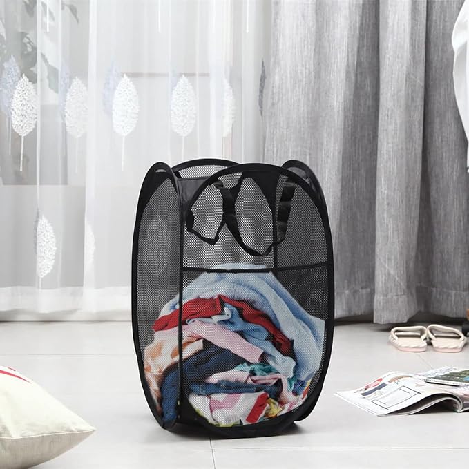 2 Packs Mesh Pop up Laundry Hamper - Image 3