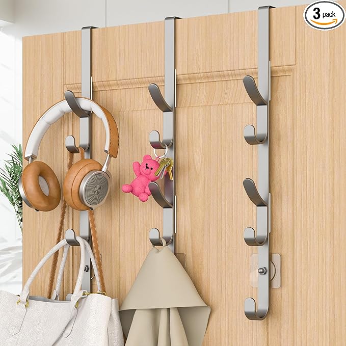 Kaiferty Over The Door Hooks, Metal Door Hooks by Kaiferty