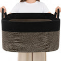 96L Laundry Basket with Handles, Extra Blanket Basket by HZFTJOY