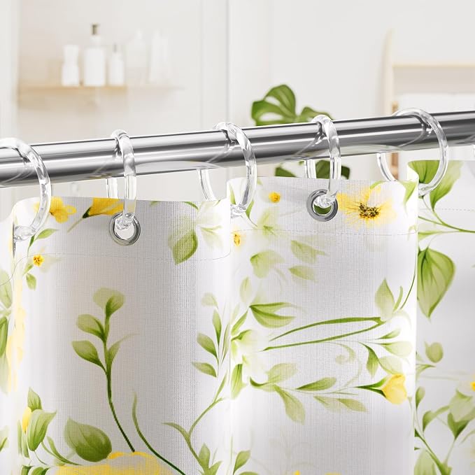 Amazer Shower Curtain Rings, O Shape Shower Curtain Hooks Rings - Image 8