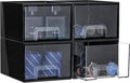 Vtopmart Black Small Stackable Storage Drawers by Vtopmart