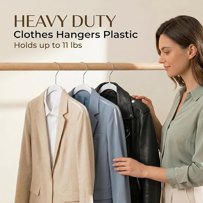 Plastic Hangers 20 Pack - Image 4