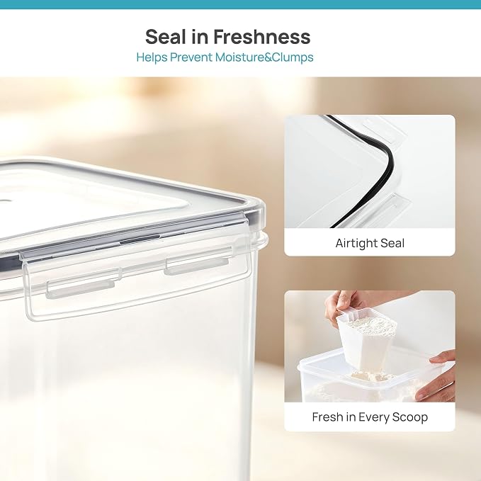 Vtopmart 5 PCS Flour and Sugar Storage Container Sets - Image 4