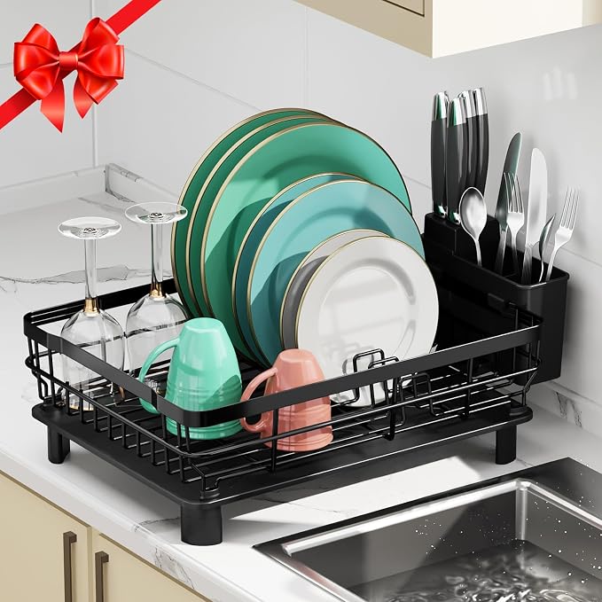 MOUKABAL Dish Drying Rack with Drainboard - Image 8
