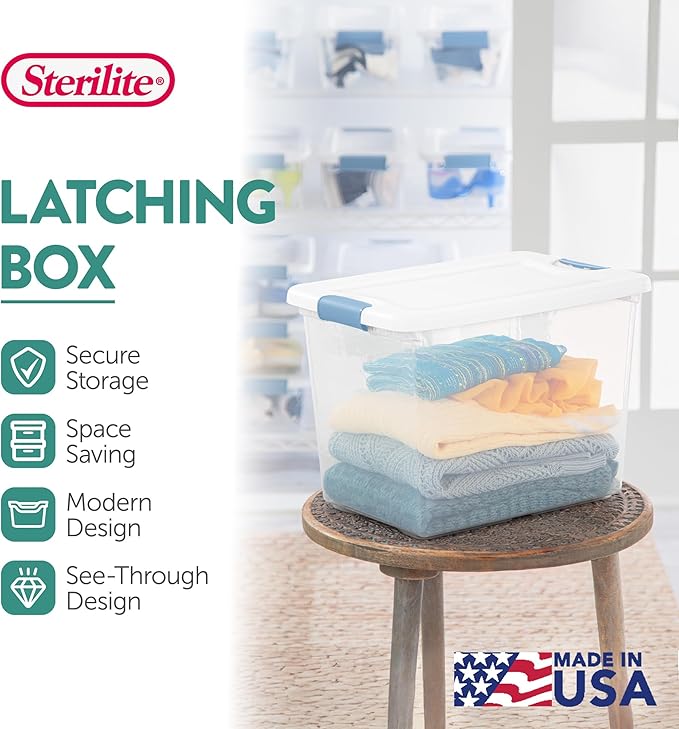 Sterilite Latching Box with Lids - Image 3