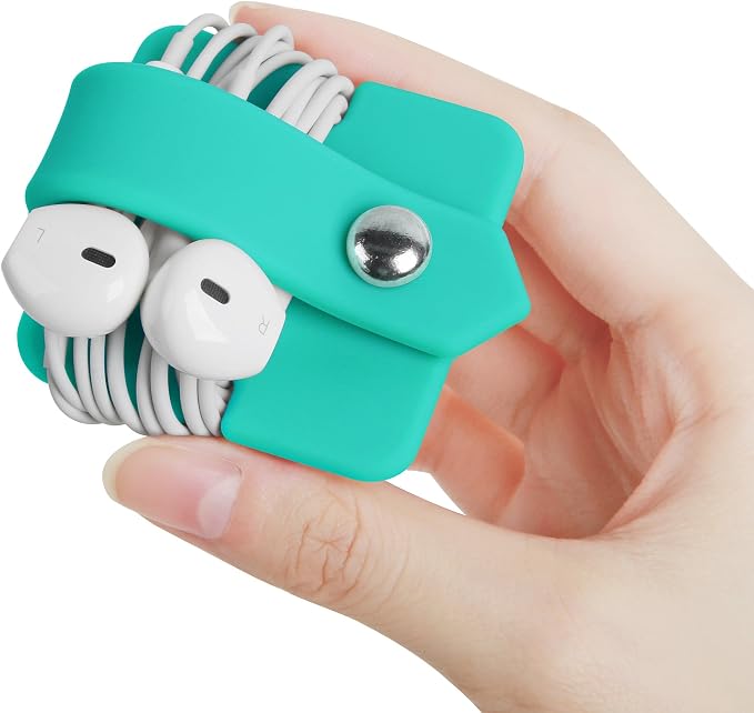 Cord Organizer Earbuds Holder Earphone Wrap Earphones Organizer Headset - Image 4