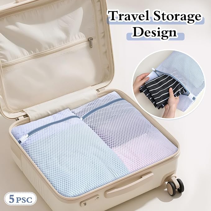 Heavy-Duty Honeycomb Mesh Laundry Bags - Image 5
