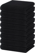 Homaxy 100% Cotton Waffle Weave Kitchen Dish Towels 8-Pack, Ultra Soft by Homaxy