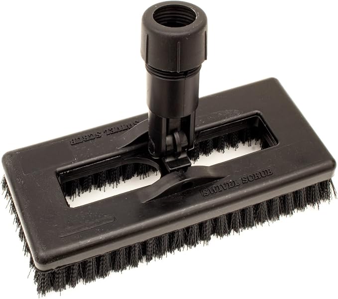 SPARTA Swivel Scrub Brush for Floor, Tile and Grout Cleaning, Fits by SPARTA