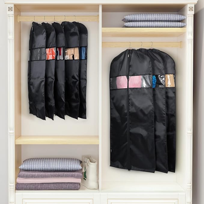 Univivi Garment Bag Suit Bag for Storage and Travel, 50 Inch, Oxford Fabrics - Image 6