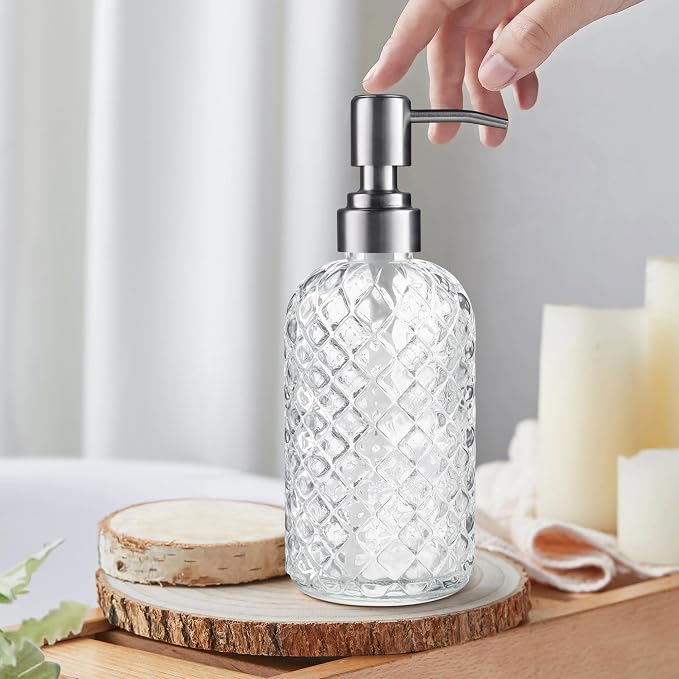 Kaishun Refillable Glass Soap Dispenser - Image 5
