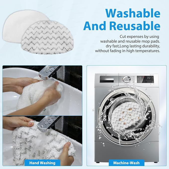 10 Pack Steam Mop Replacement Pads - Image 4