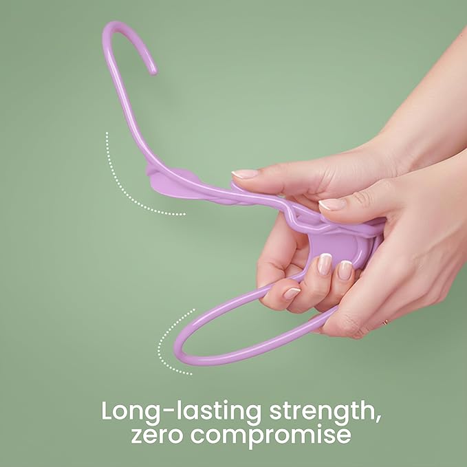 Utopia Home Plastic Hangers 50 Pack – Space Saving Clothes Hanger Pink | - Image 4