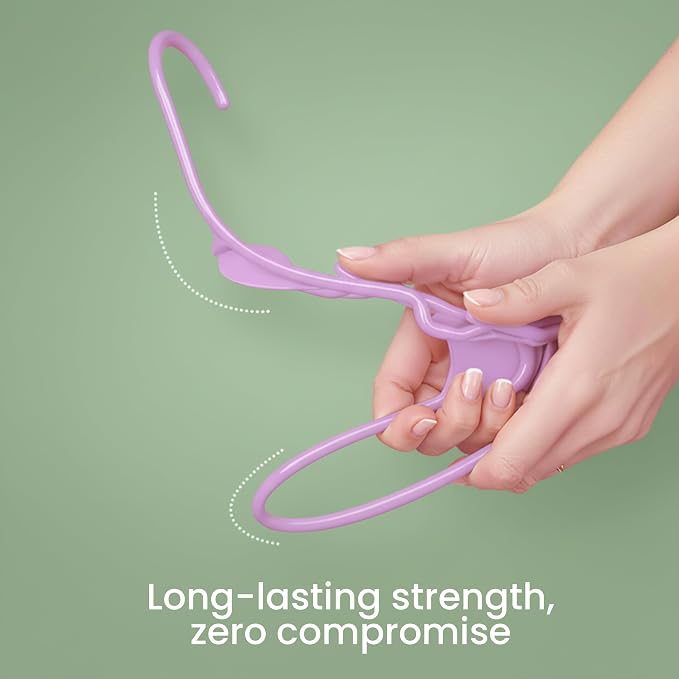 Utopia Home Plastic Hangers 30 Pack – Space Saving Clothes Hanger Pink | - Image 4