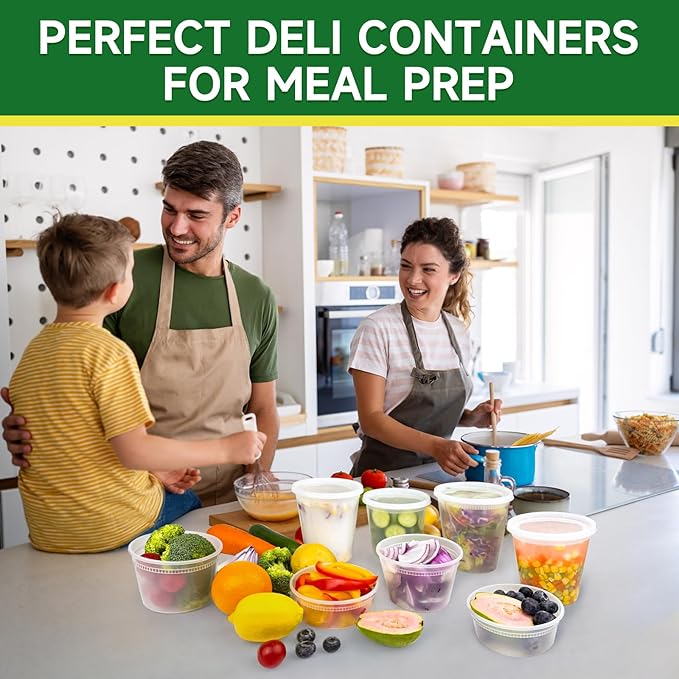 Dealusy 40 Set 32 oz Deli Containers - Image 6