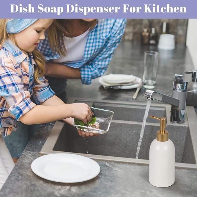 14OZ Hand and Dish Soap Dispenser Set - Image 6