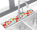 Kitchen Sink Splash Guard Faucet Mat Super Absorbent Fast Drying Mat Sink by THIDEAPE
