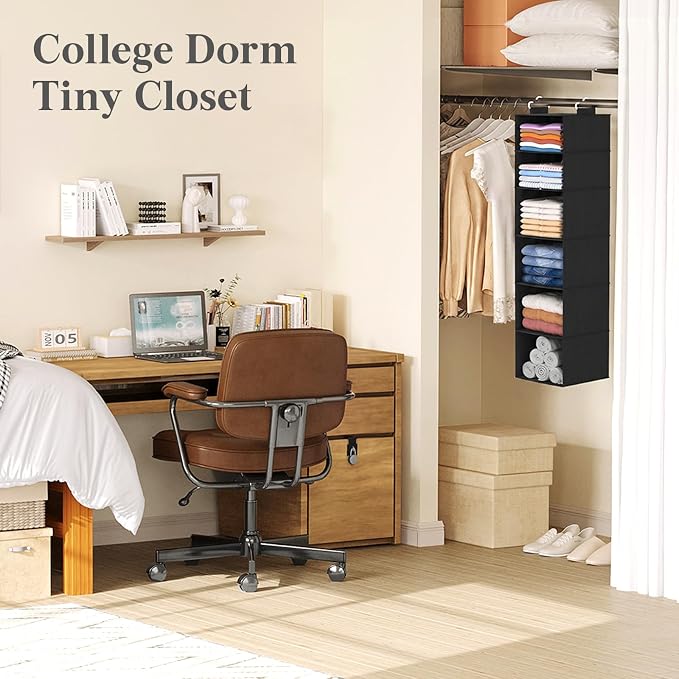 Lifewit 6 Tier Hanging Portable Closet Storage Organizer - Image 9