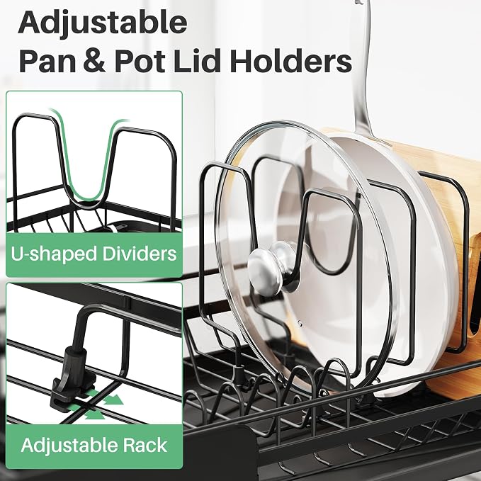 Large Expandable Dish Drying Rack - Image 6