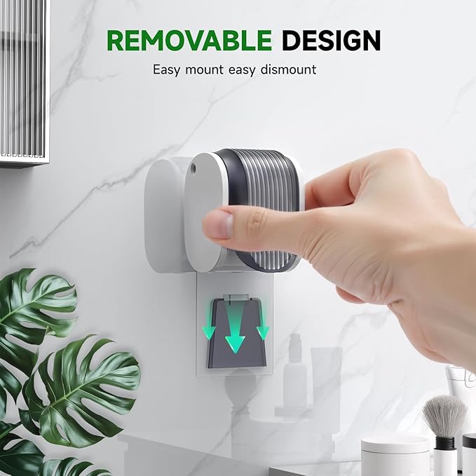 6 Pcs Toothbrush Holders Wall Mounted, Single Slot Design, Shower Self Adhesive - Image 5