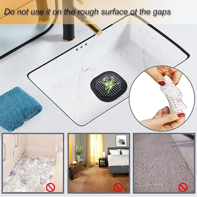 Bovinde Hair Drain Catcher, Square Cover - Image 3