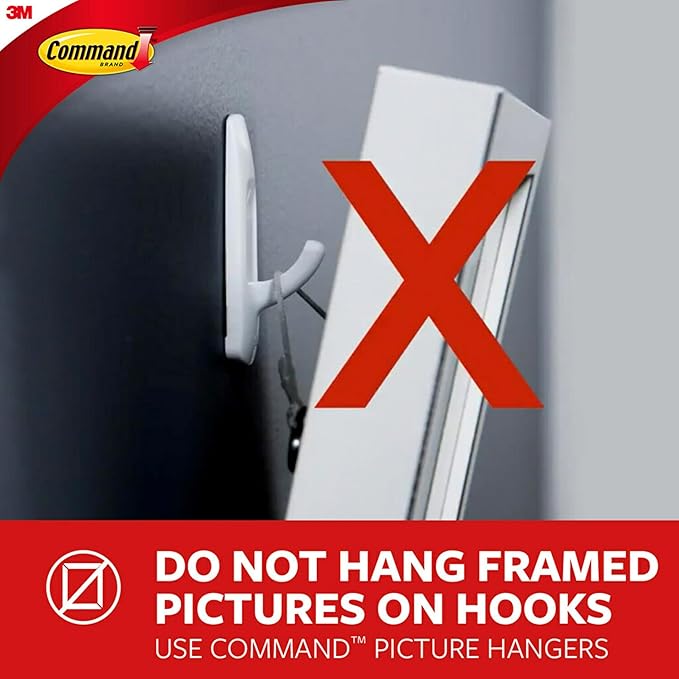 Command Medium Designer Hooks, 2 Hooks, 4 Strips | Command Hooks - Image 6