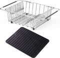 NiuYichee Stainless Steel Dish Drying Rack, Expandable Fruit & Vegetable Drain by NiuYichee